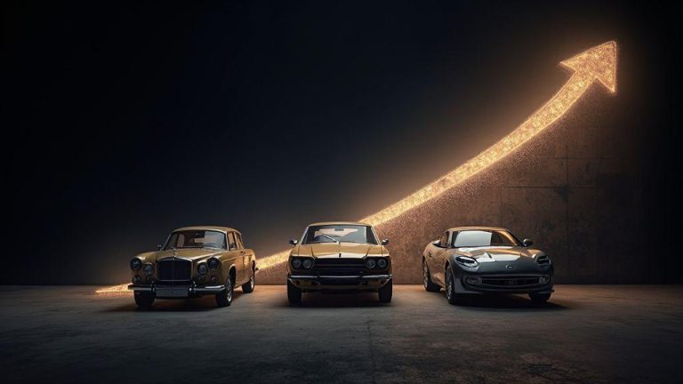 Como a valorização de determinados modelos de carros acontece ao longo do tempo